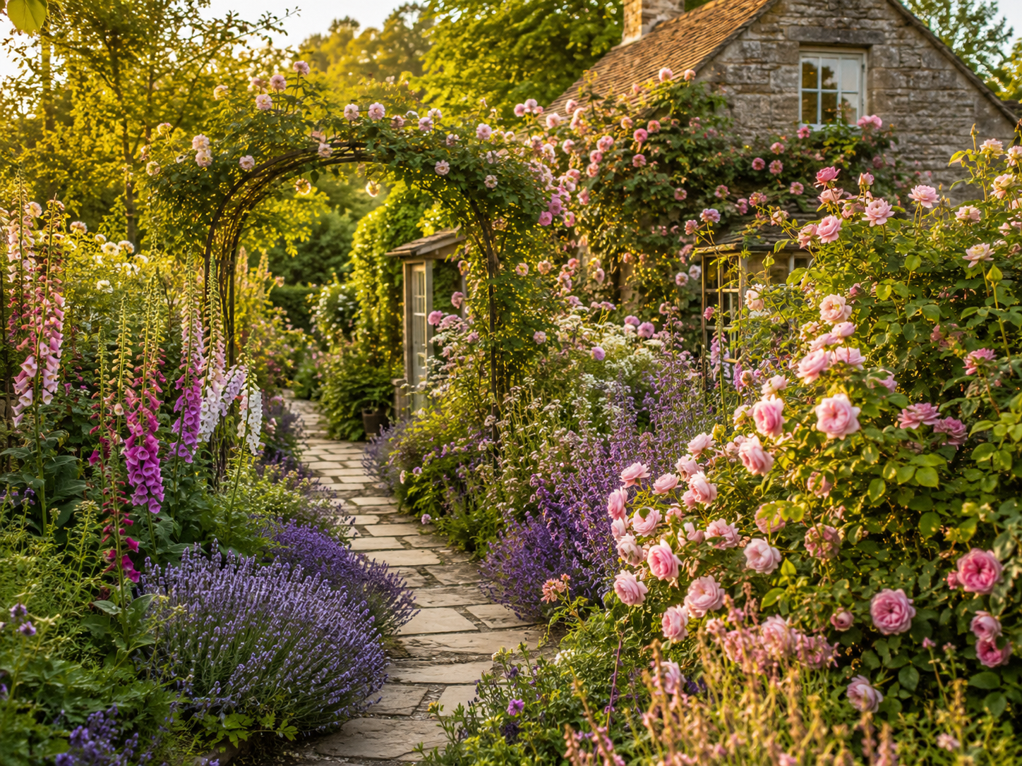 English Cottage garden style example