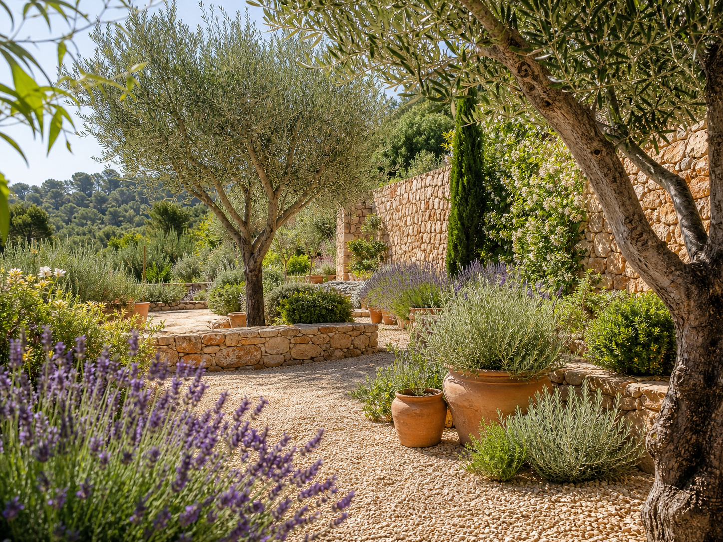 Mediterranean garden style example